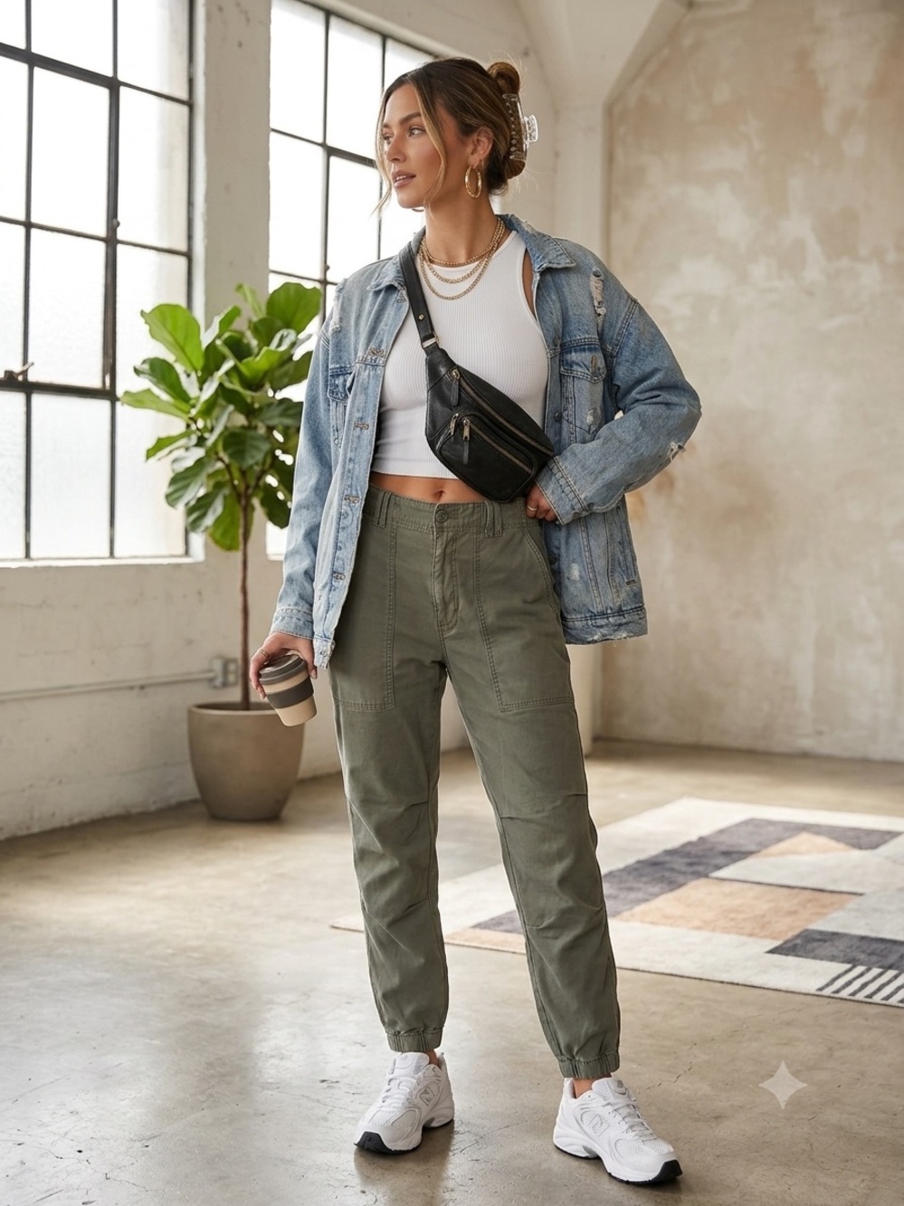 Citizens of Humanity Olive Cargo-Style Pants